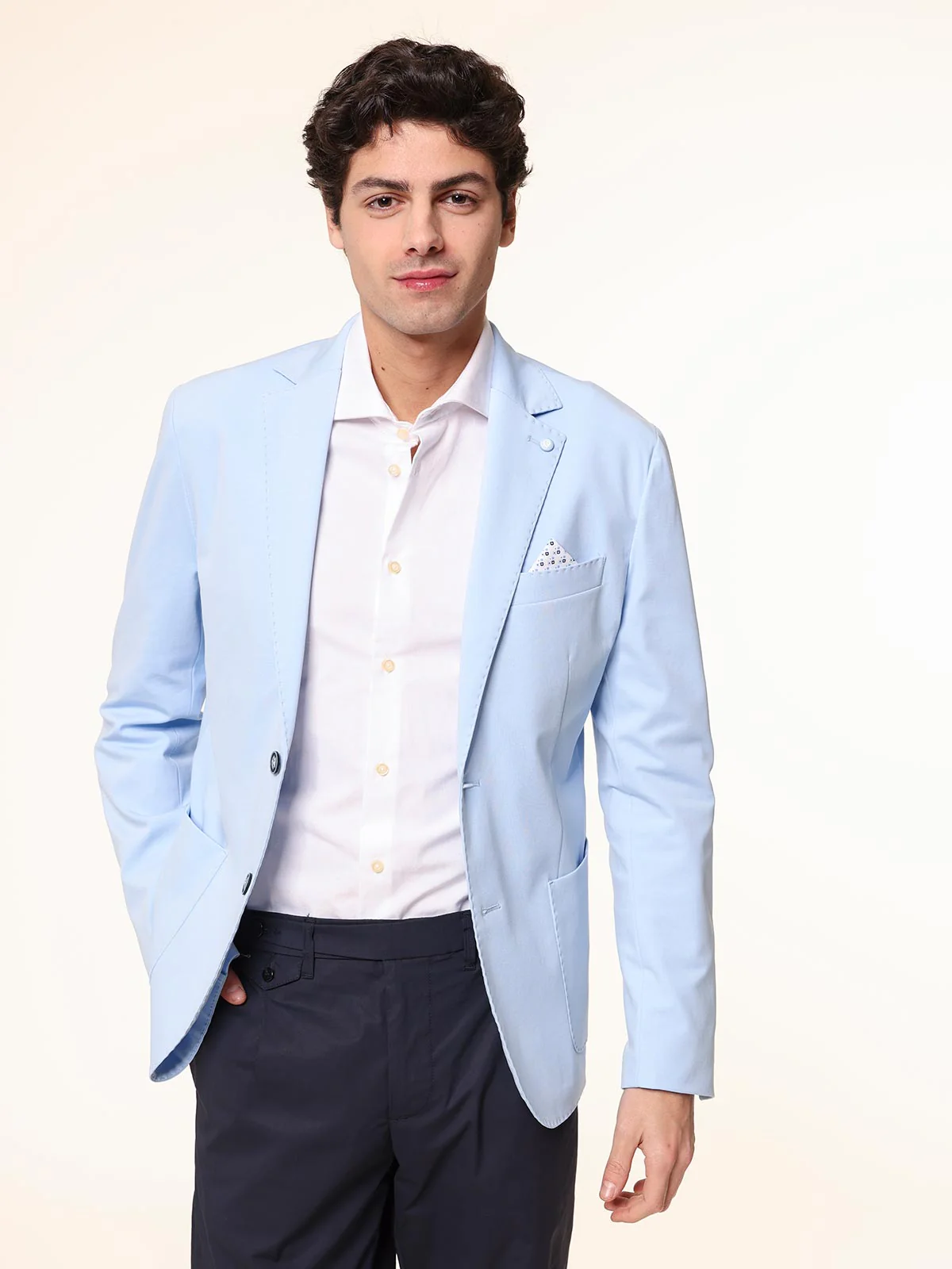 Giacca con bordi impuntura - Image 10