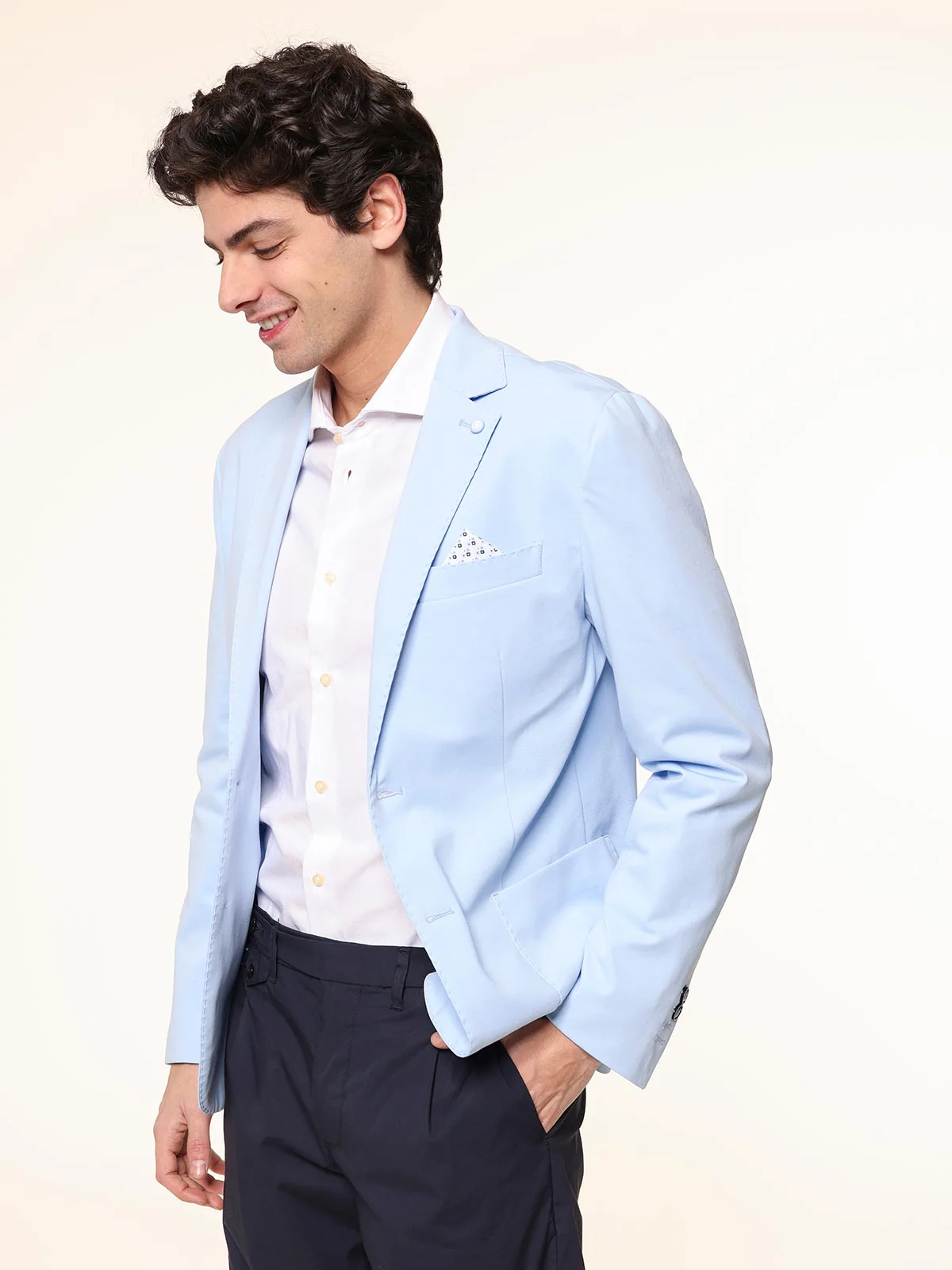 Giacca con bordi impuntura - Image 11