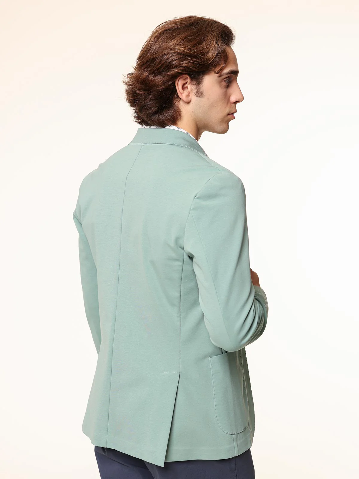 Giacca con bordi impuntura - Image 17