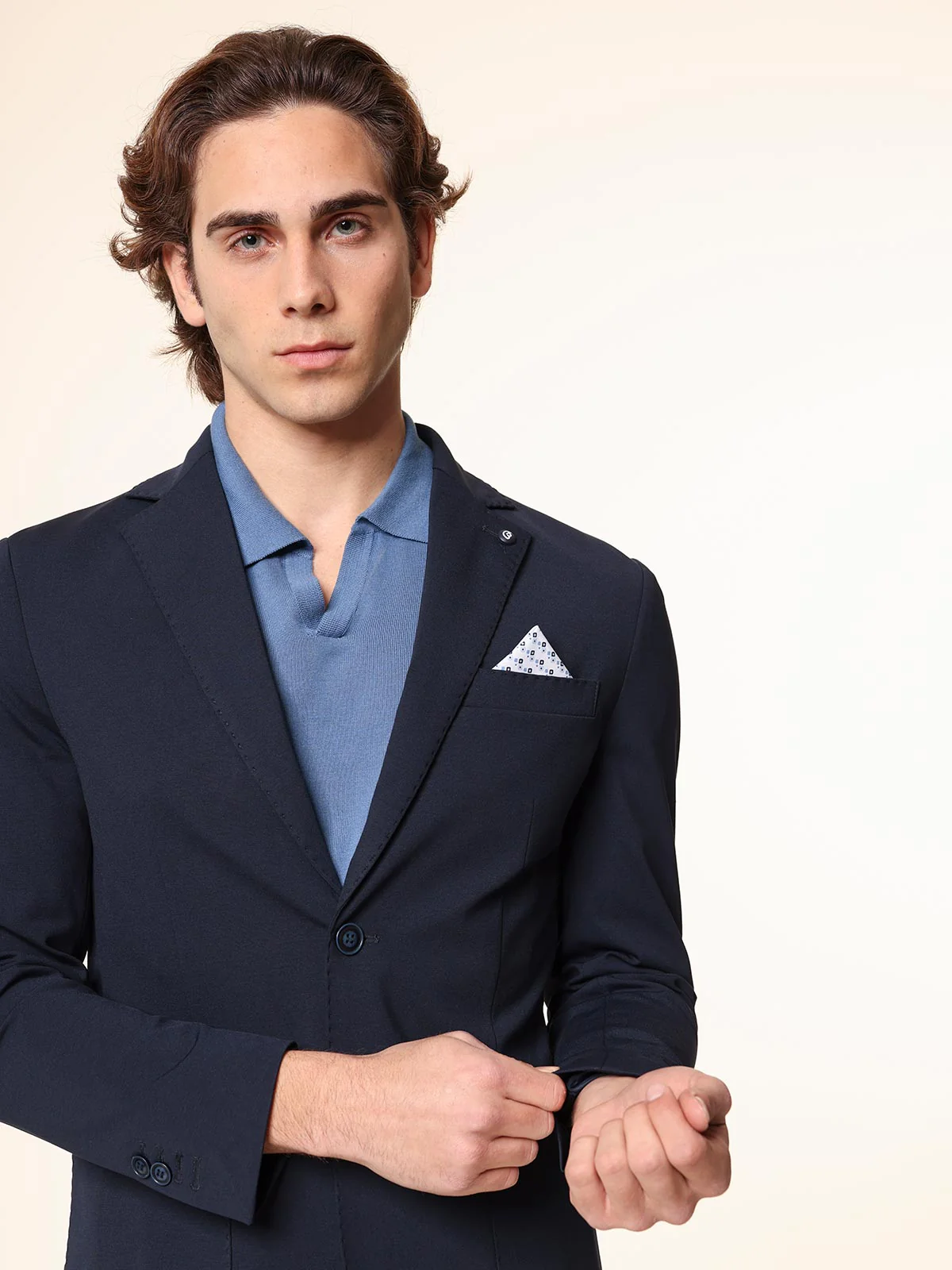 Giacca con bordi impuntura - Image 3