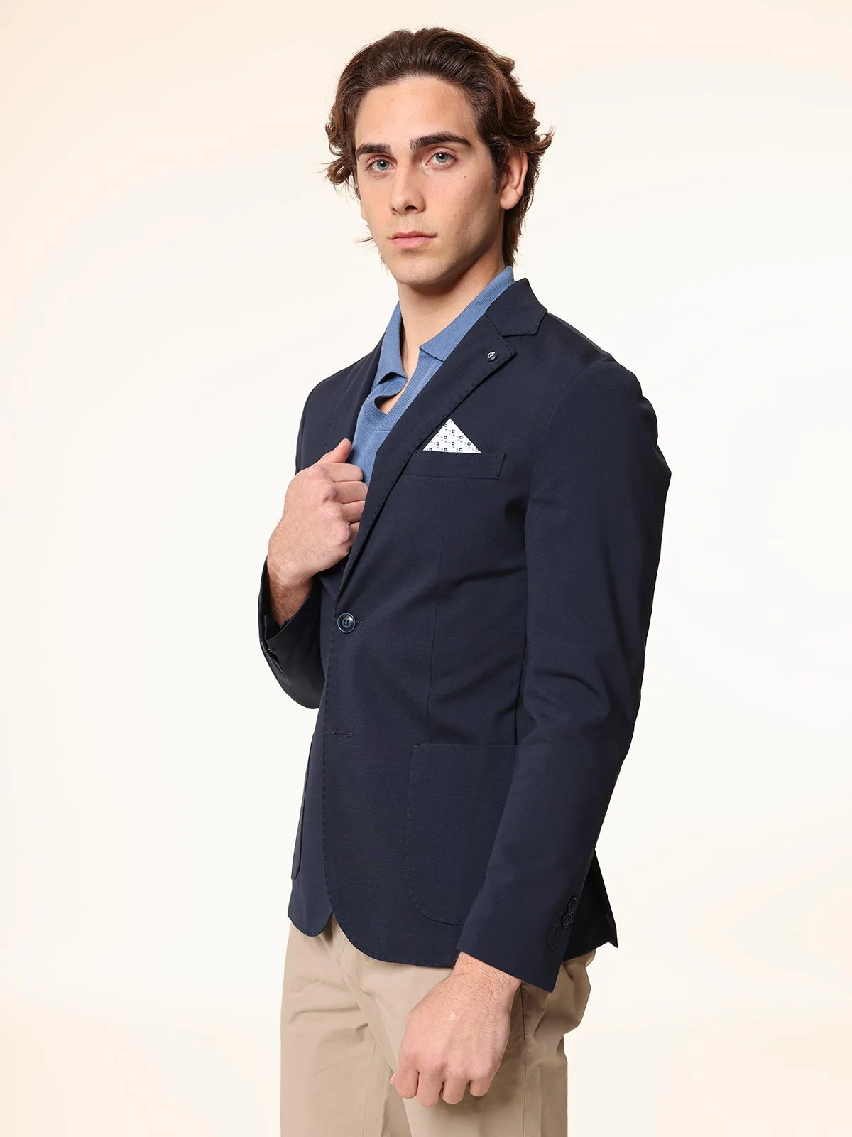 Giacca con bordi impuntura - Image 4