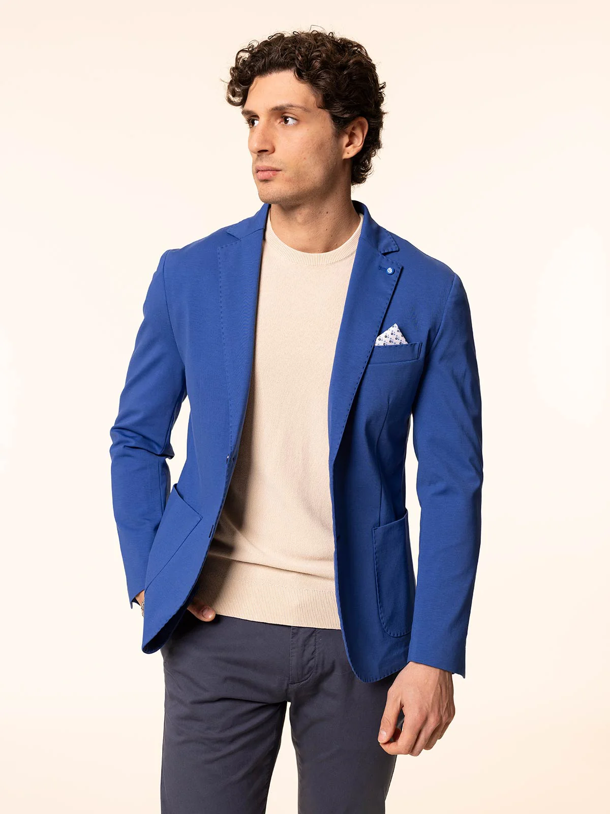 Giacca con bordi impuntura - Image 6