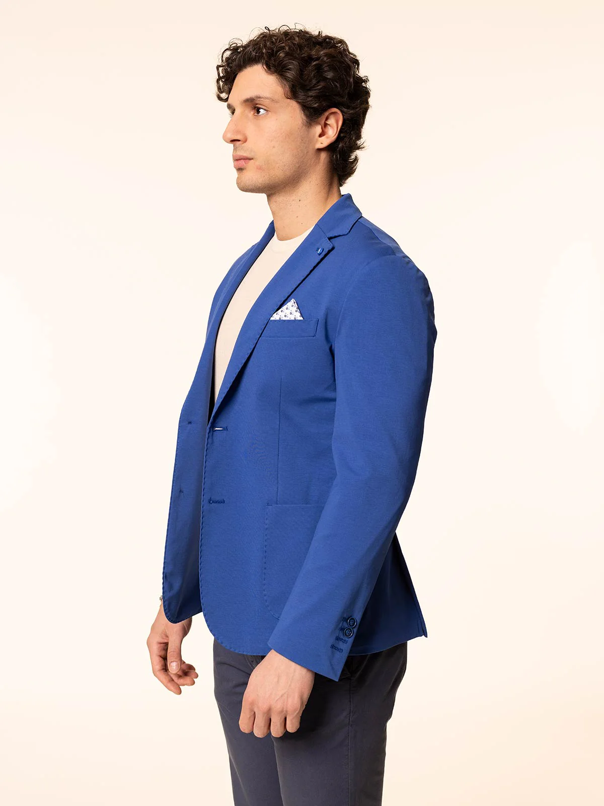 Giacca con bordi impuntura - Image 8