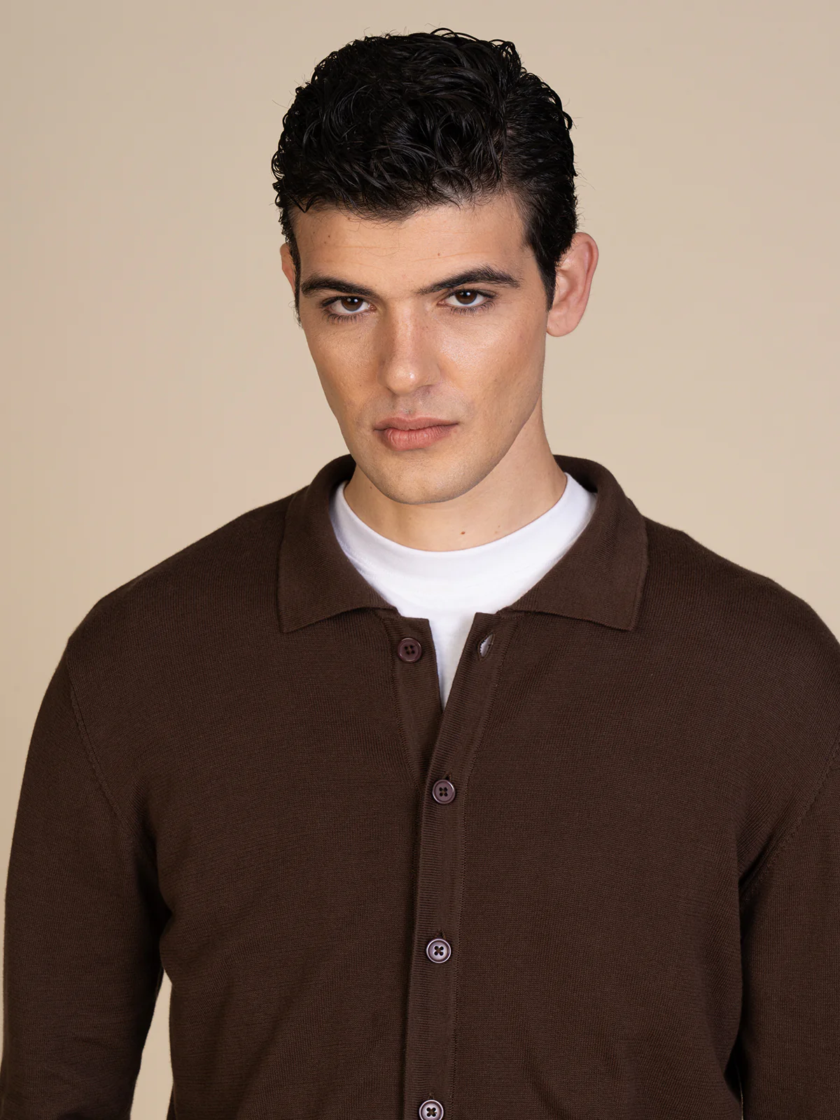 Maglia cardigan in cotone - Image 11