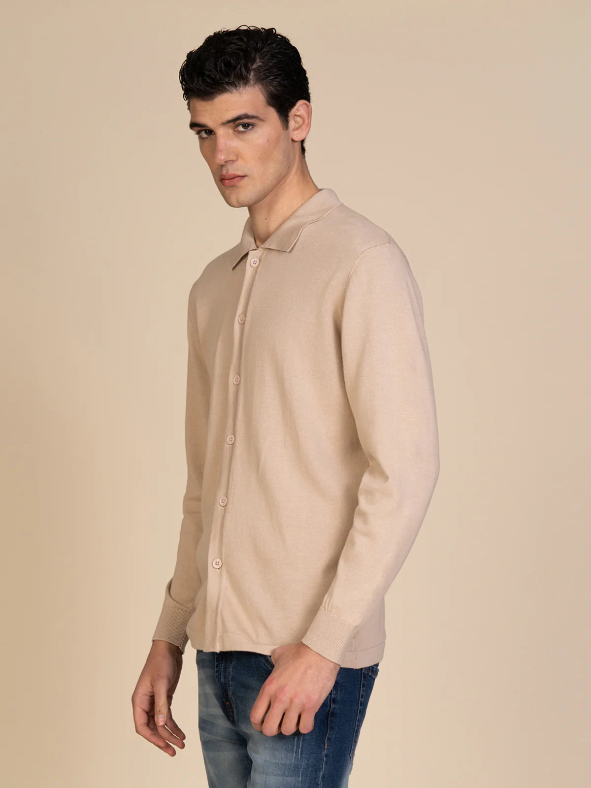 Maglia cardigan in cotone - Image 6