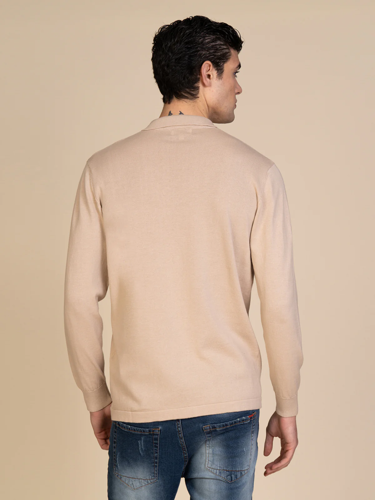 Maglia cardigan in cotone - Image 8