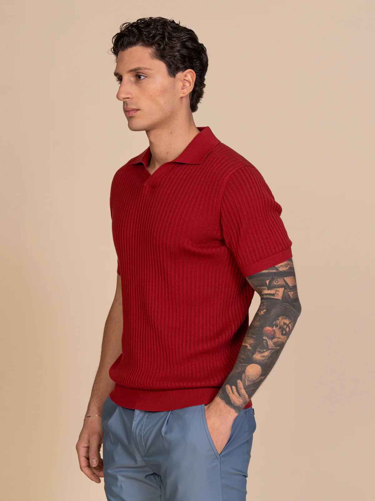 Polo maglia con lavorazione - Image 14