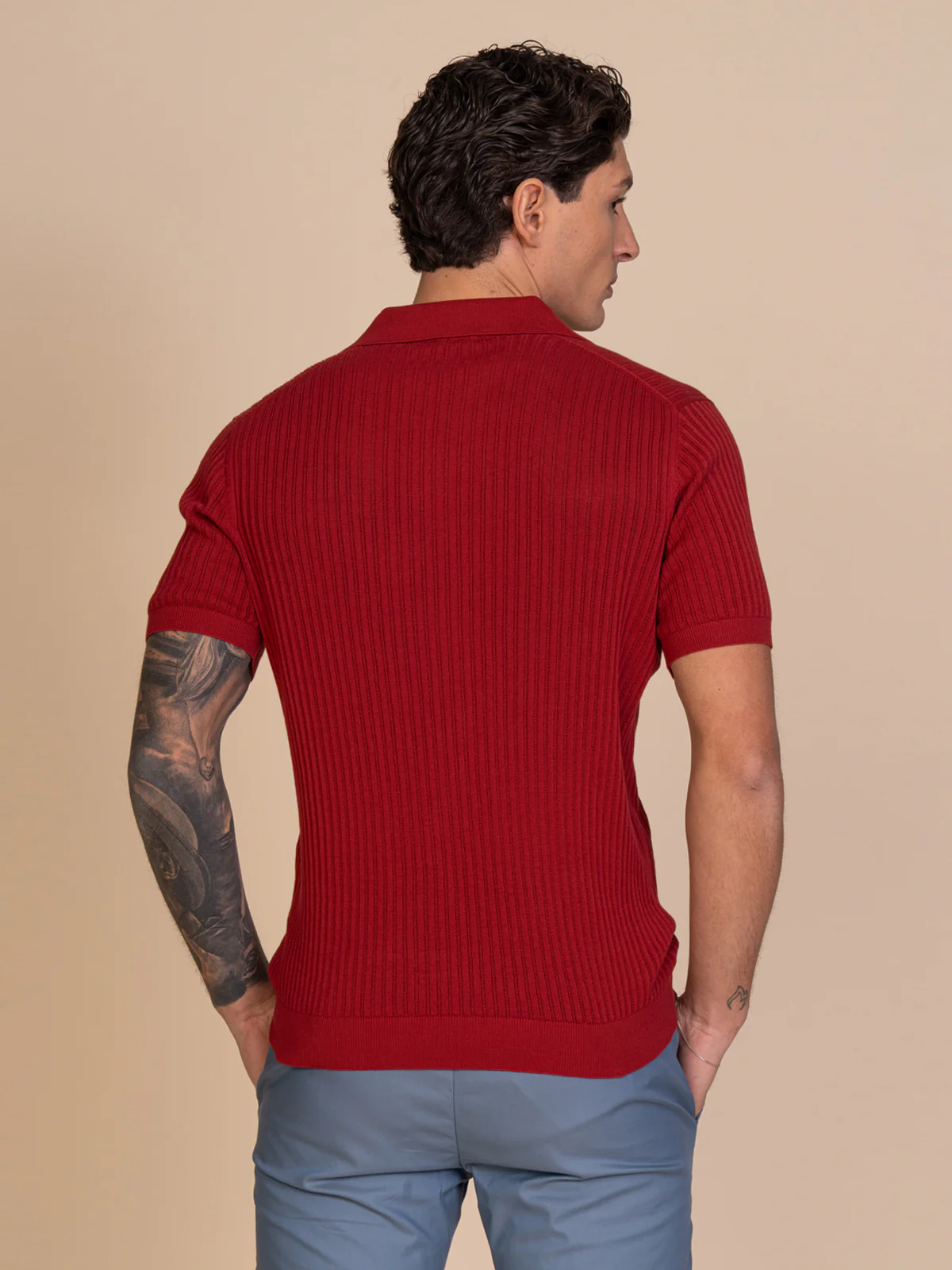 Polo maglia con lavorazione - Image 16