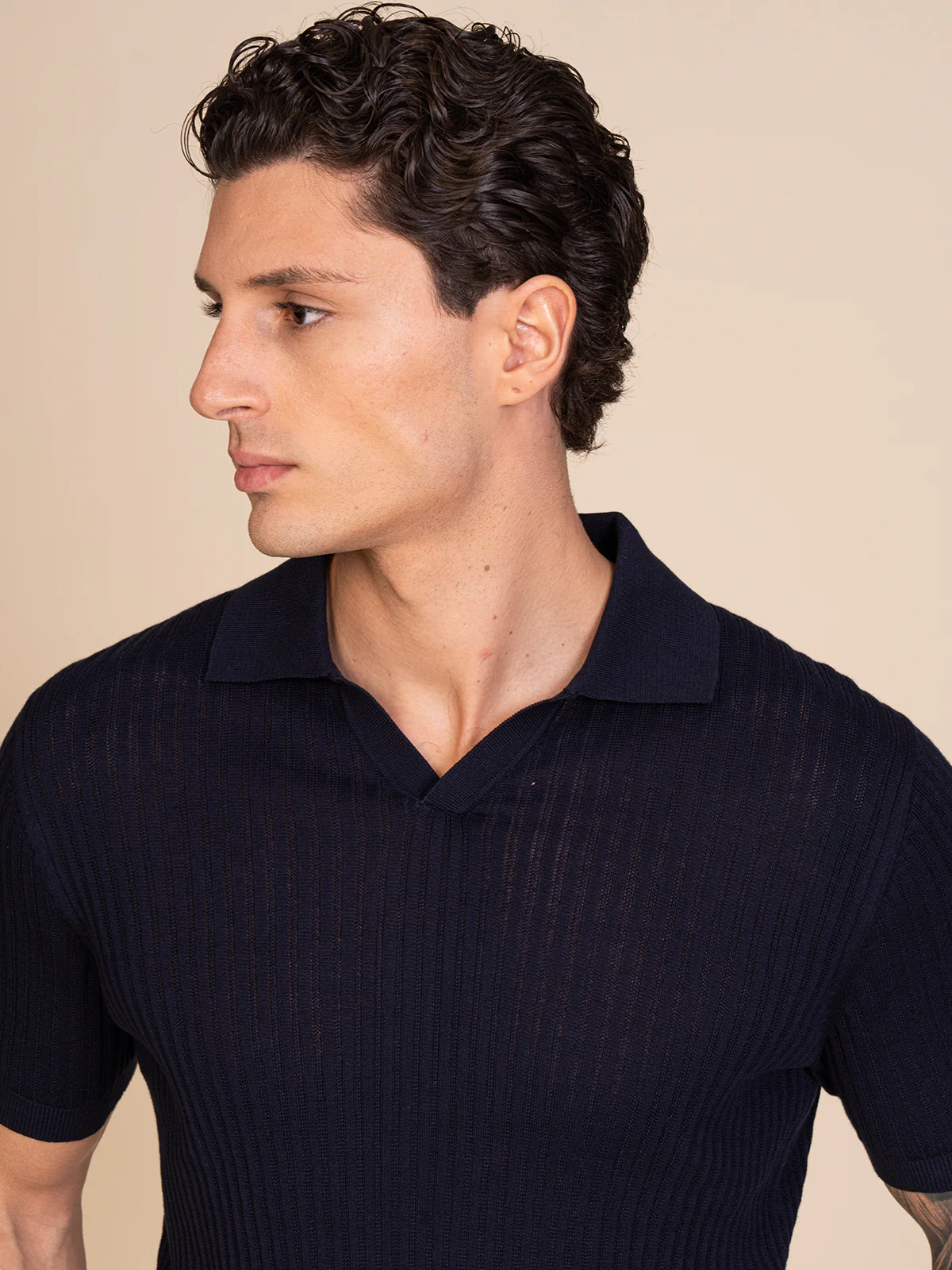 Polo maglia con lavorazione - Image 4