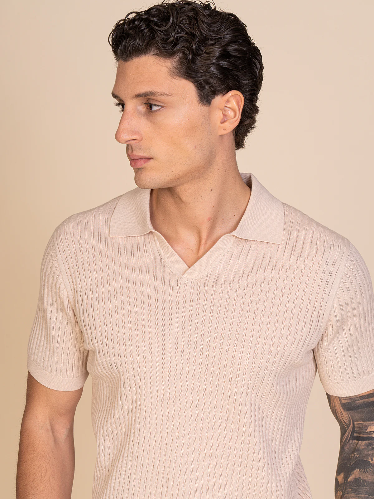 Polo maglia con lavorazione - Image 8