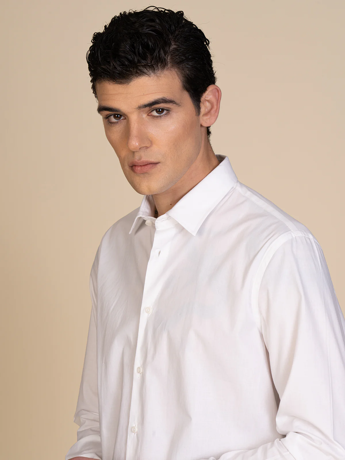Camicia slim in cotone stretch - Image 4