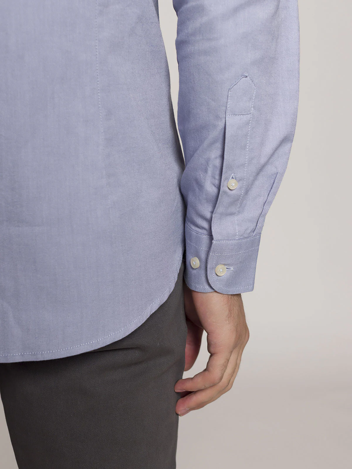 Camicia in cotone tinta unita - Image 15