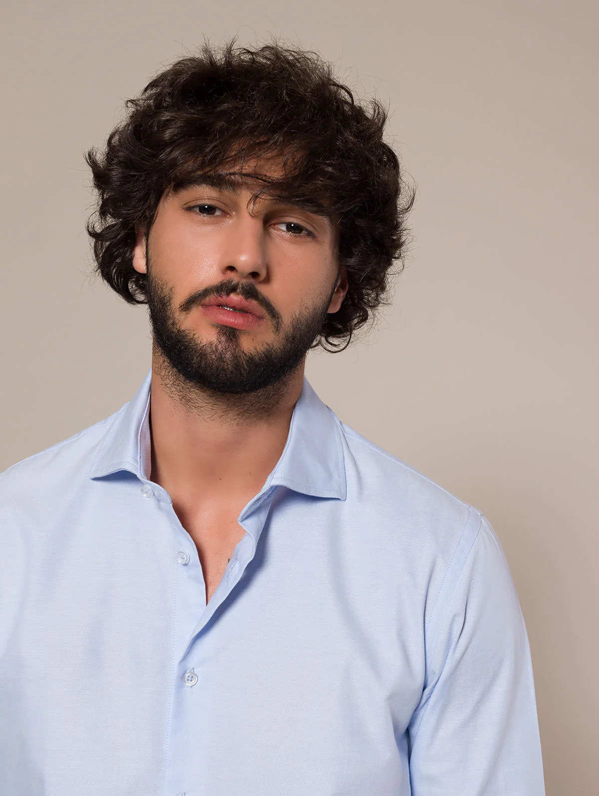 Camicia in cotone tinta unita - Image 9