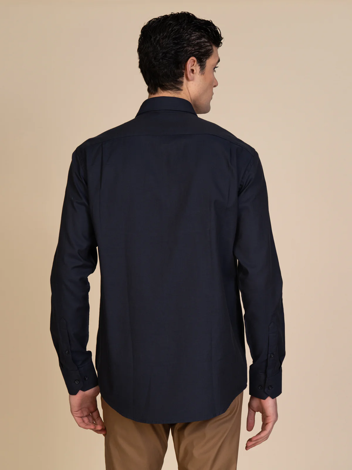 Camicia collo classico tessuto armaturato - Image 13