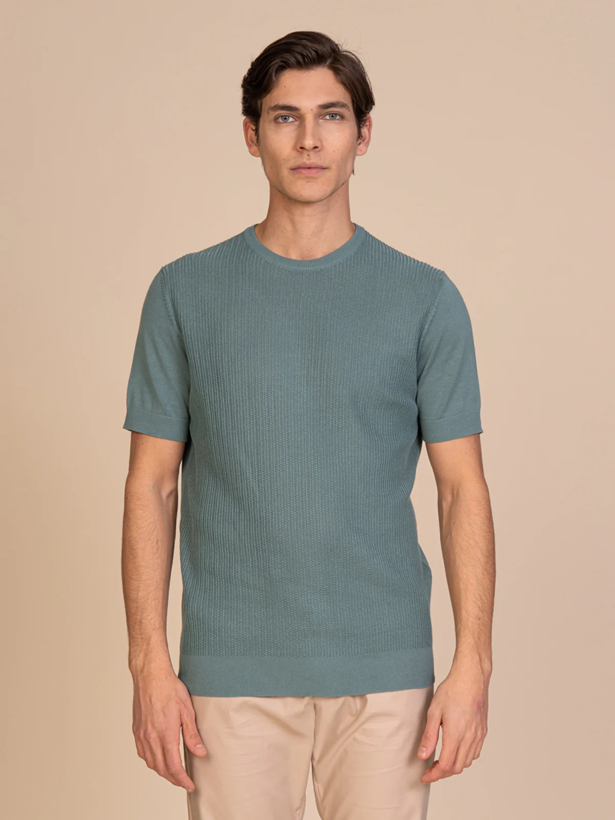 Maglia girocollo con lavorazione - Image 10