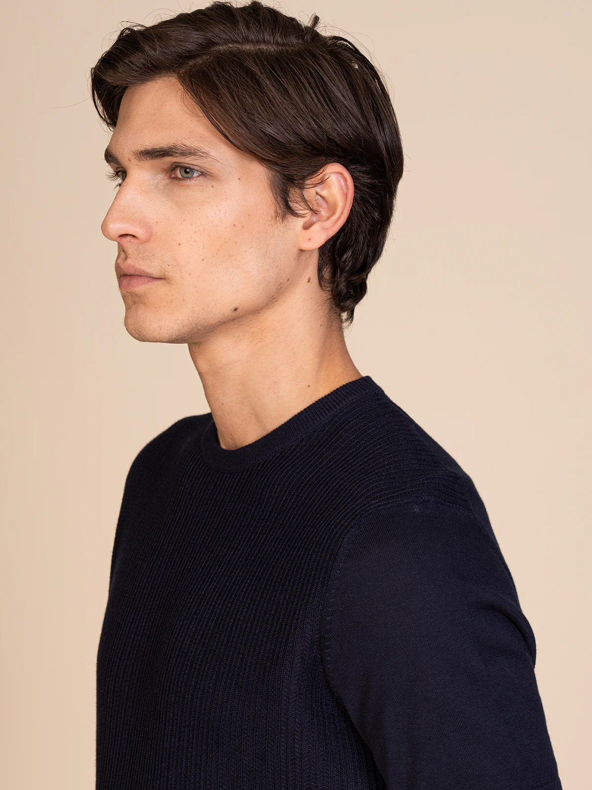 Maglia girocollo con lavorazione - Image 4