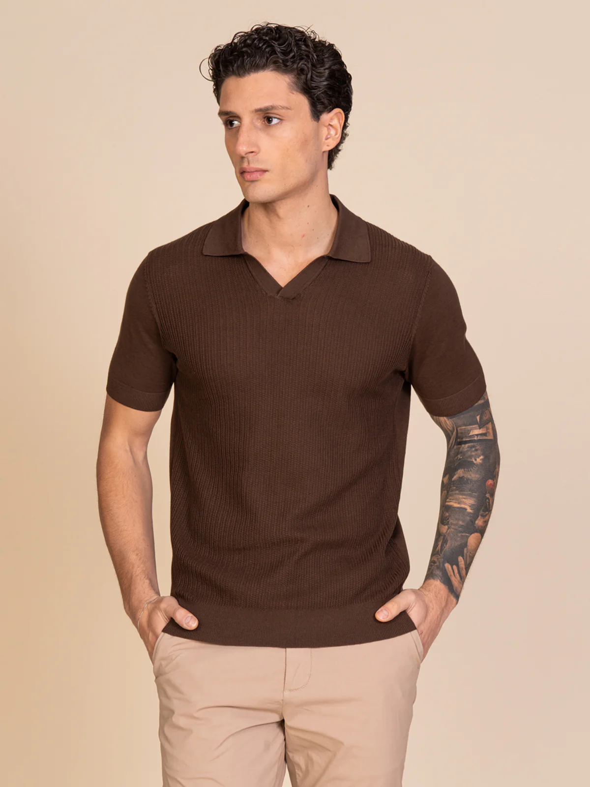 Polo maglia lavorazione frontale - Image 13