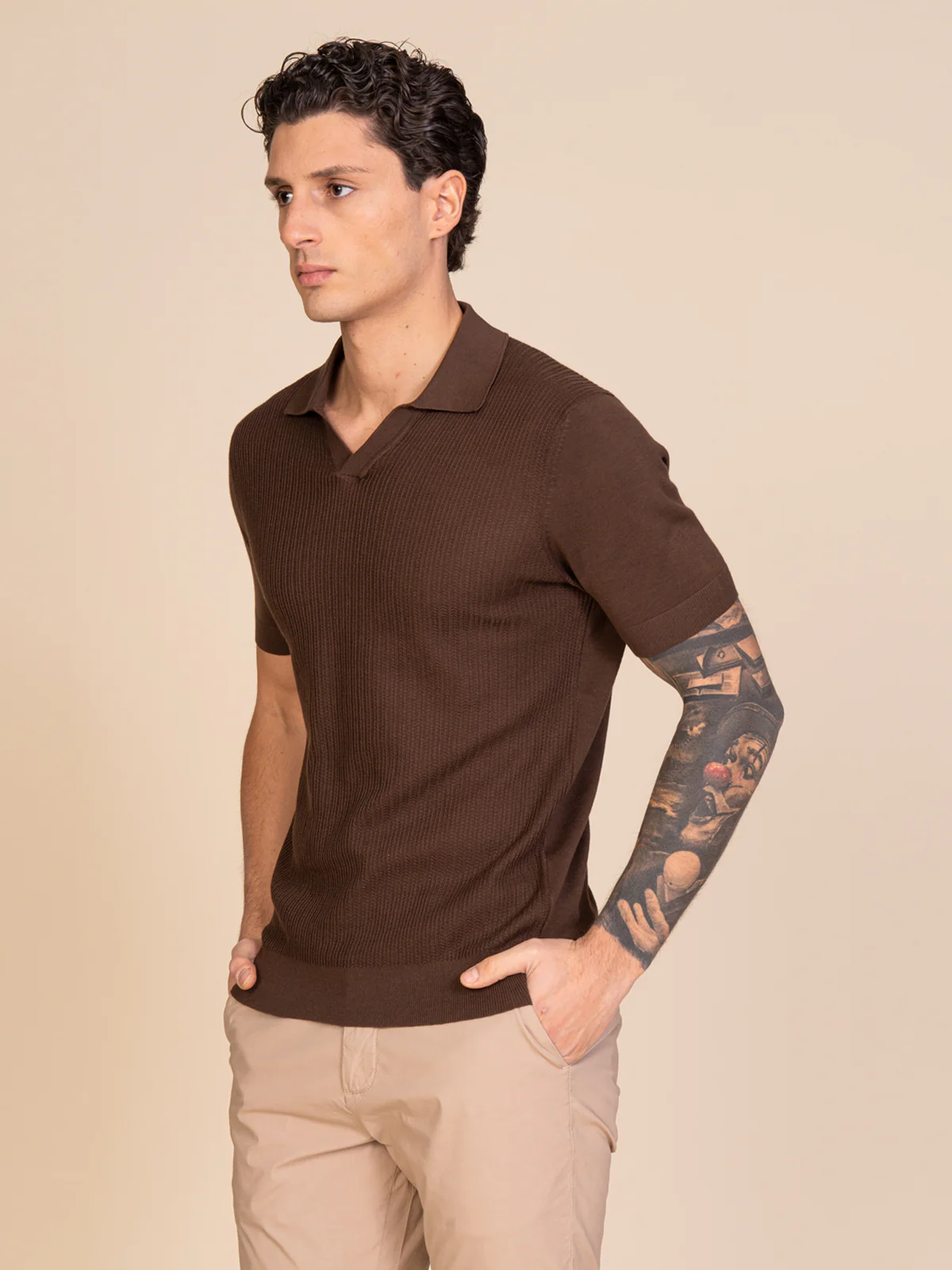 Polo maglia lavorazione frontale - Image 14