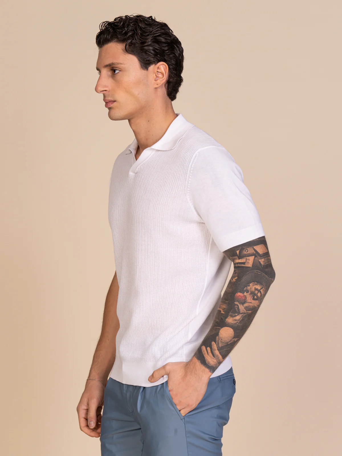 Polo maglia lavorazione frontale - Image 6