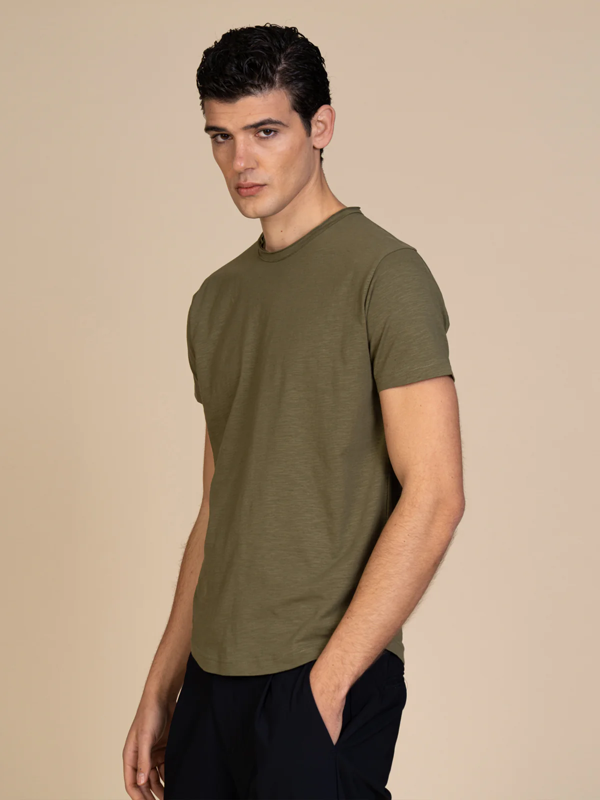 T-Shirt collo taglio vivo - Image 14