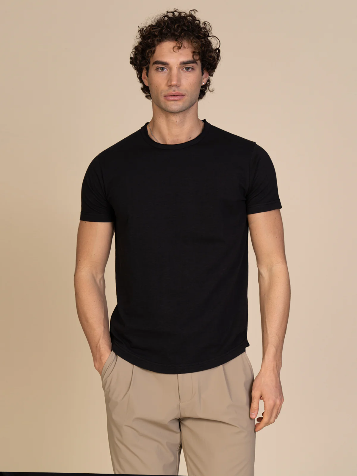 T-Shirt collo taglio vivo - Image 17