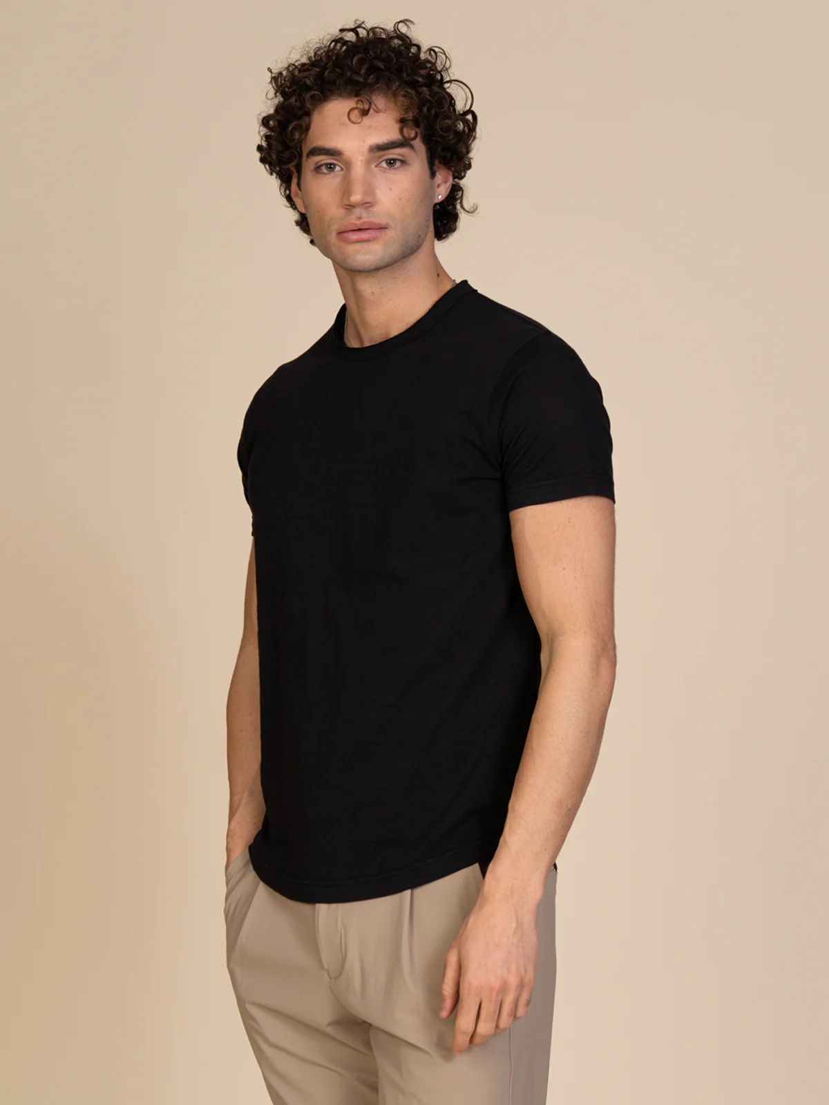 T-Shirt collo taglio vivo - Image 18