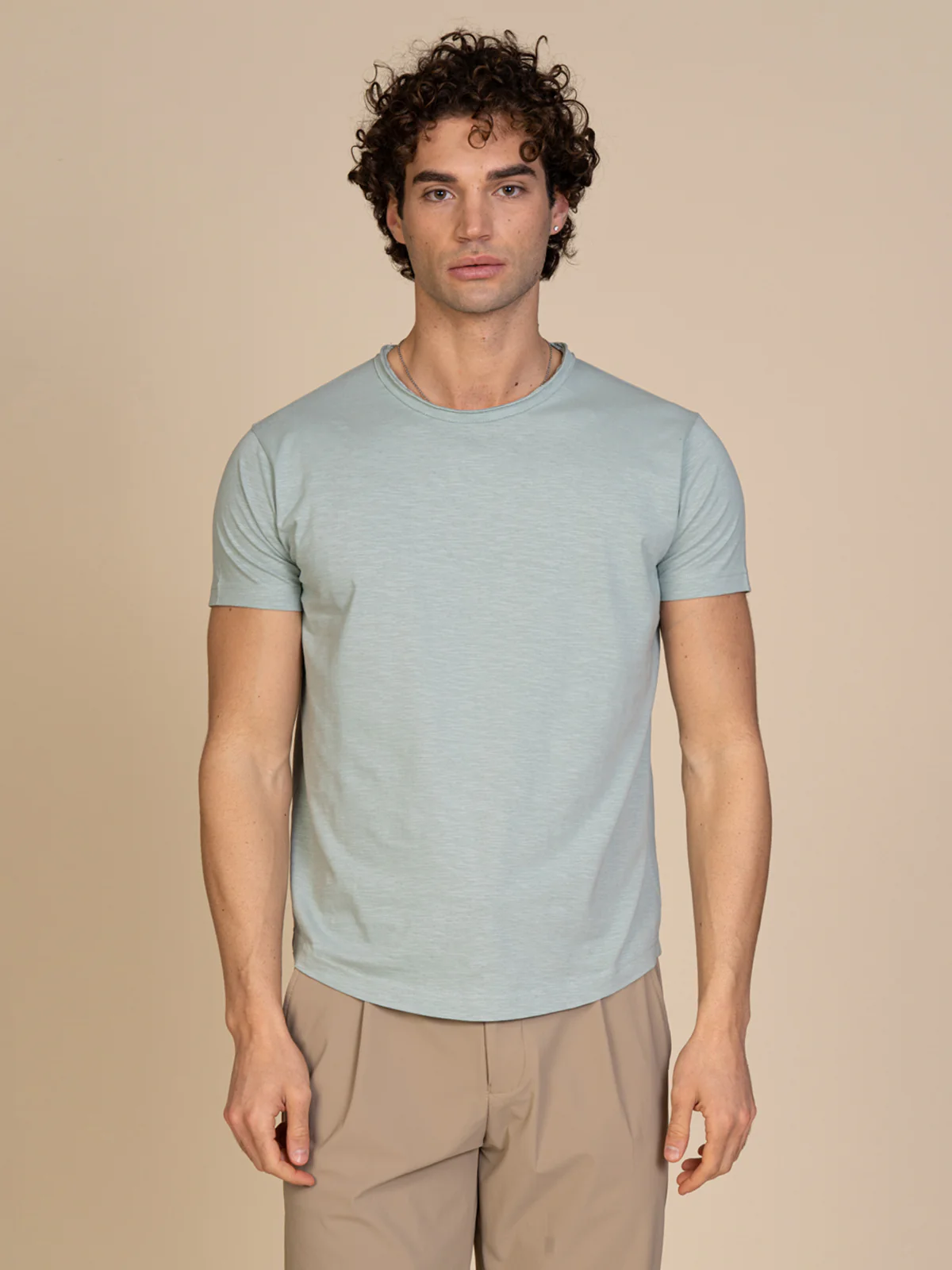 T-Shirt collo taglio vivo - Image 25