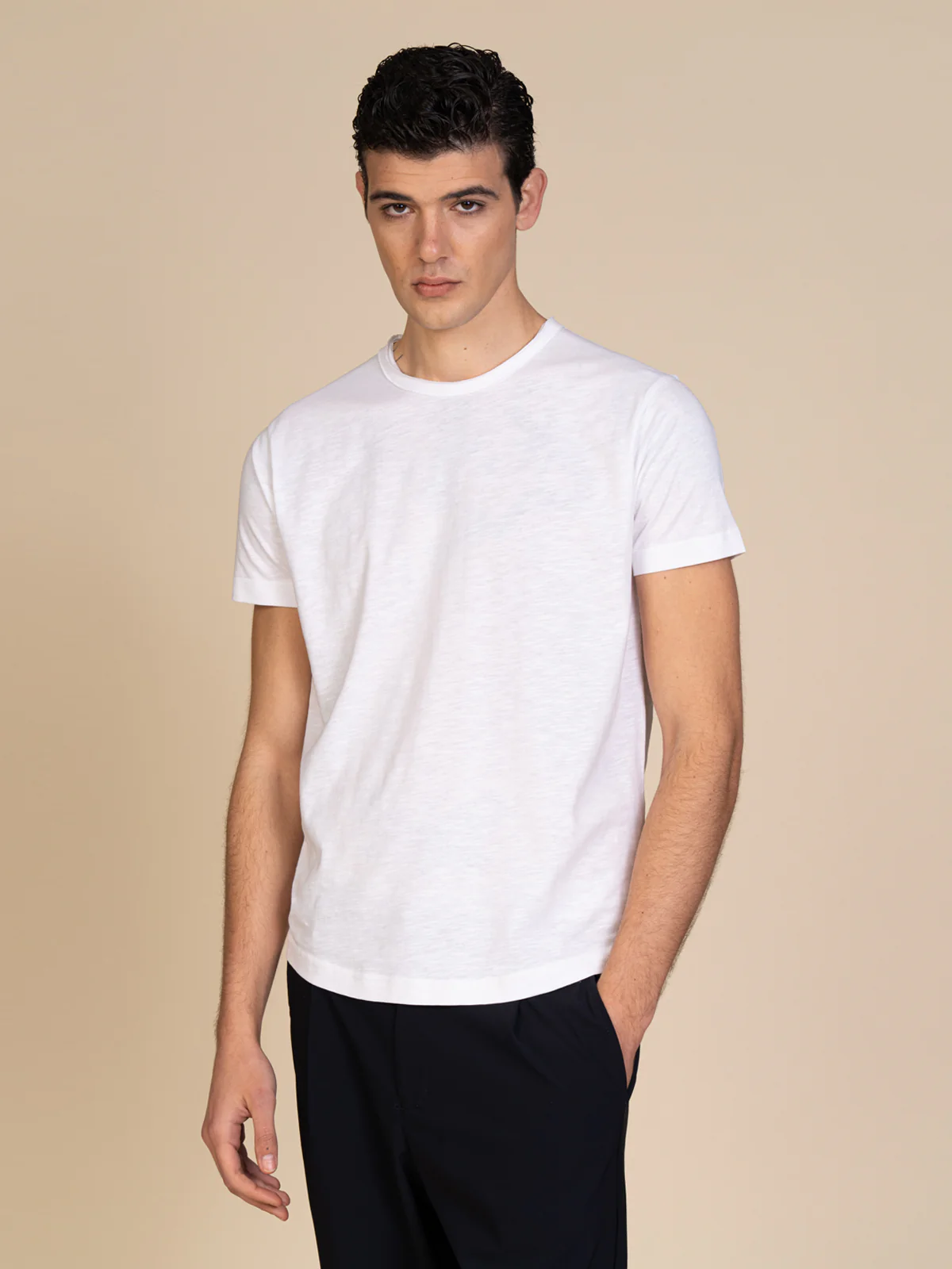 T-Shirt collo taglio vivo - Image 5