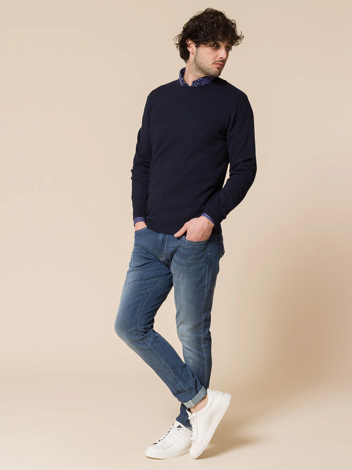 Maglia basic girocollo - Image 6