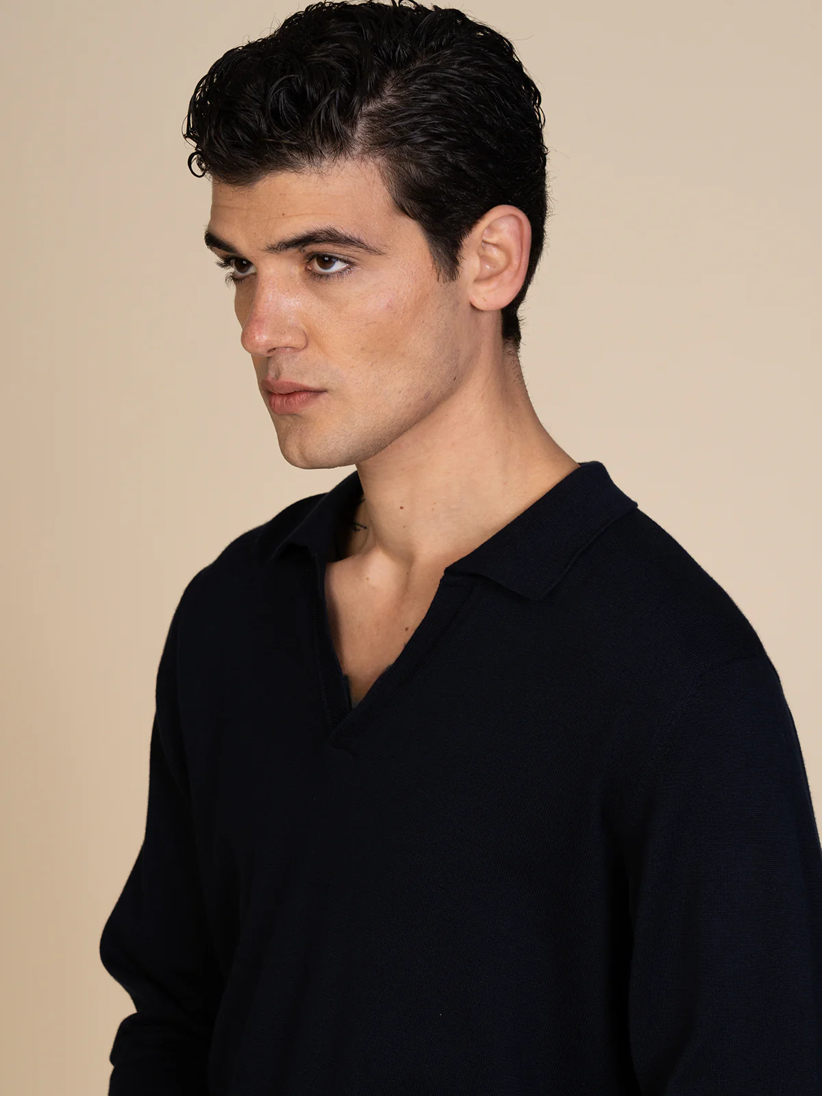 Maglia polo collo derby - Image 3