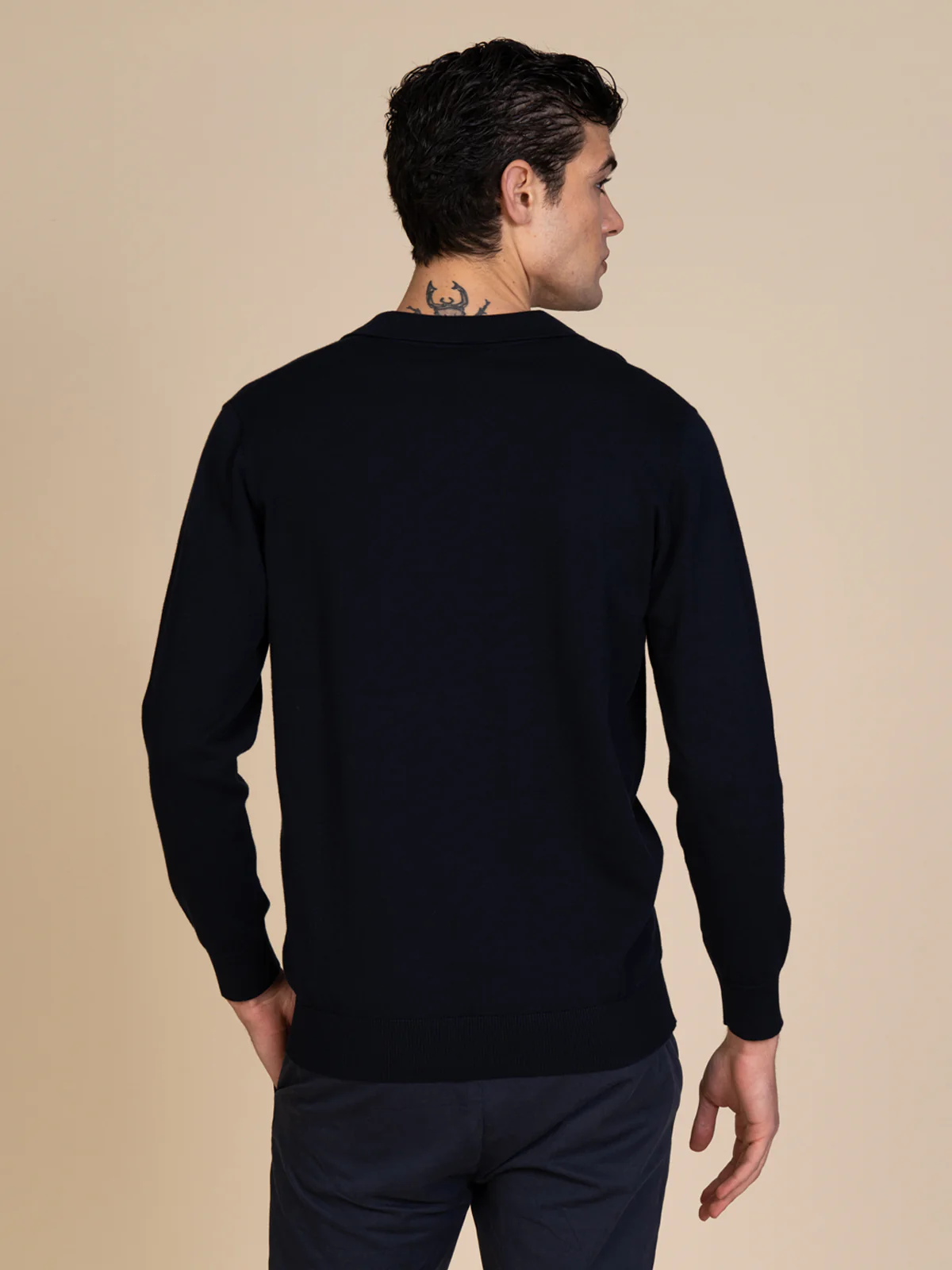 Maglia polo collo derby - Image 4