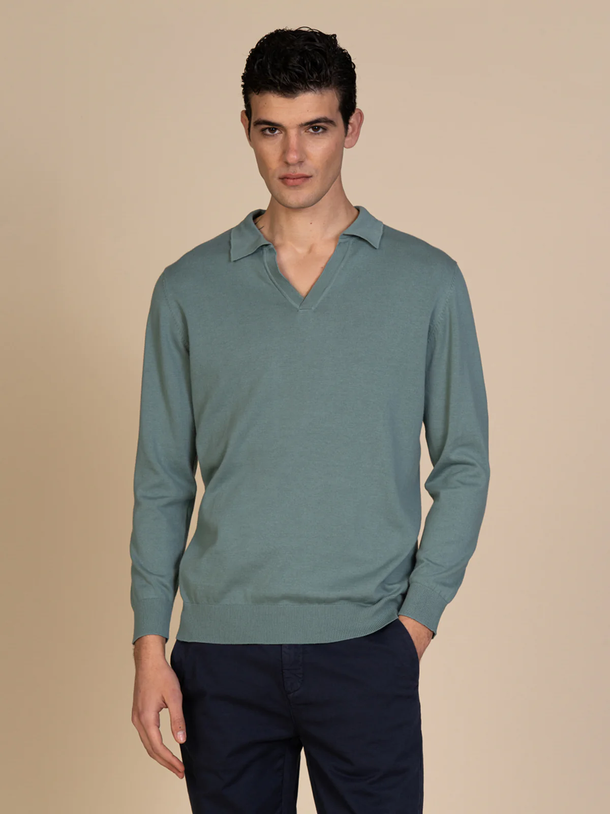 Maglia polo collo derby - Image 5