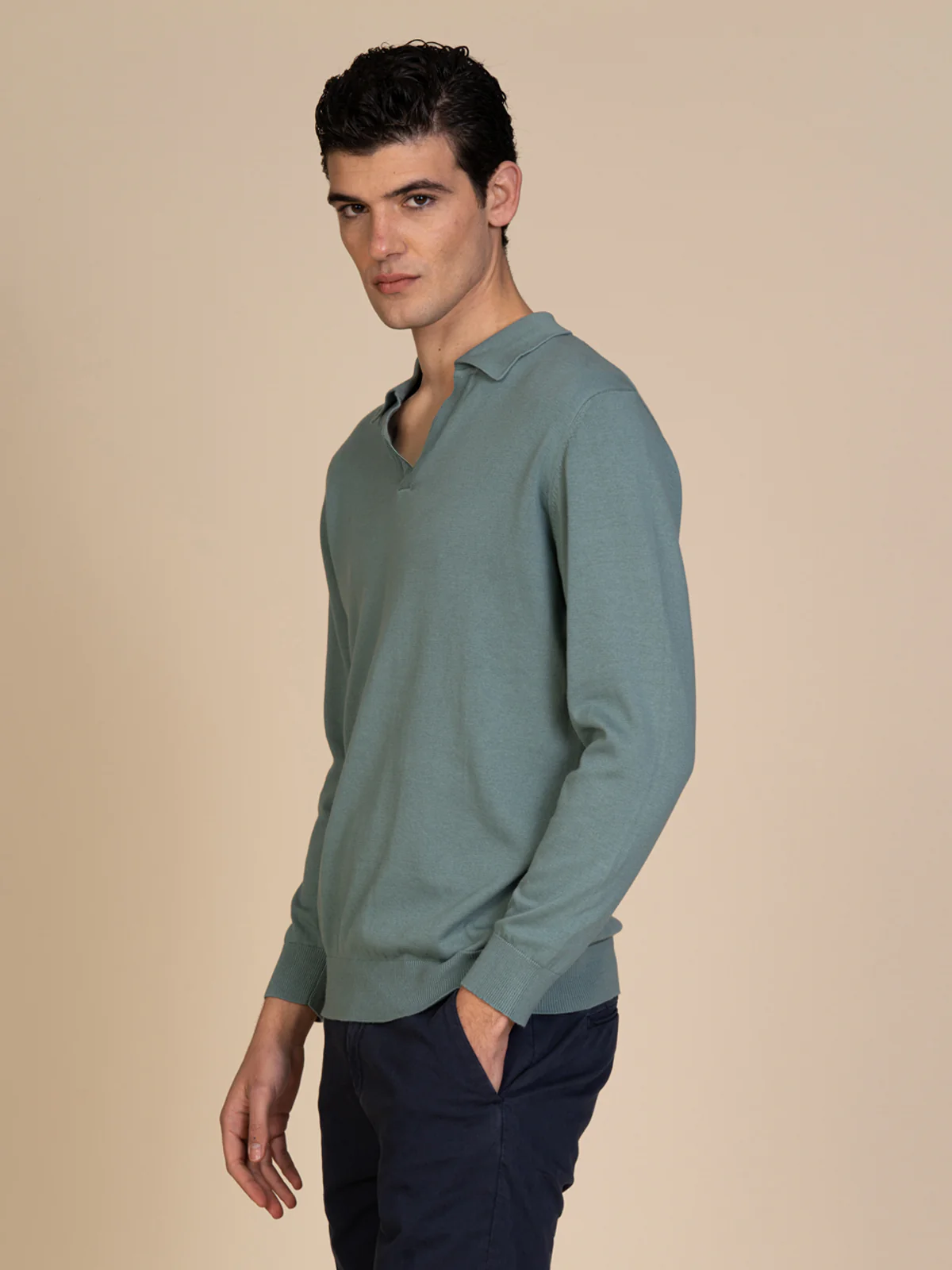 Maglia polo collo derby - Image 6