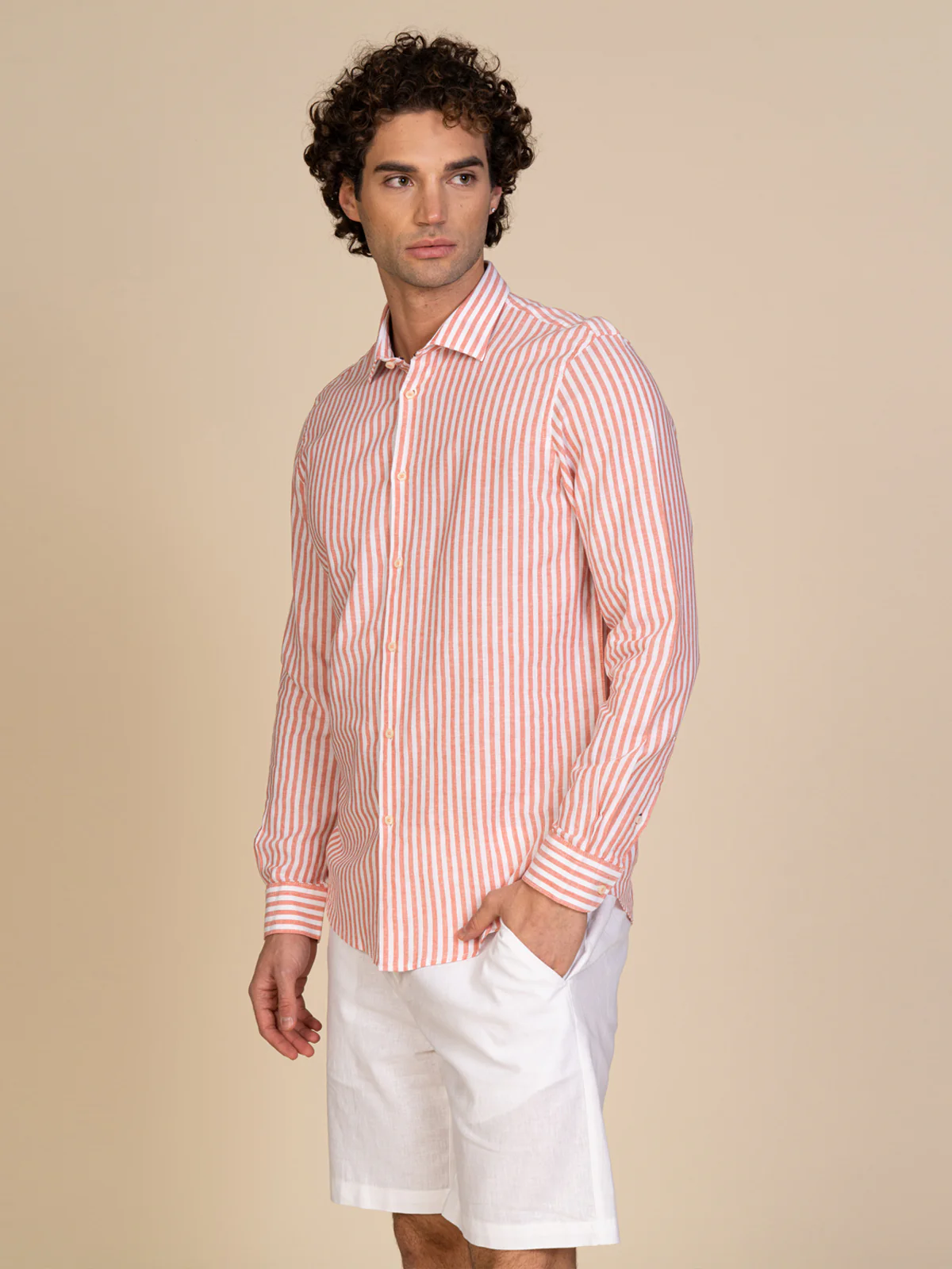 Camicia lino e cotone - Image 10
