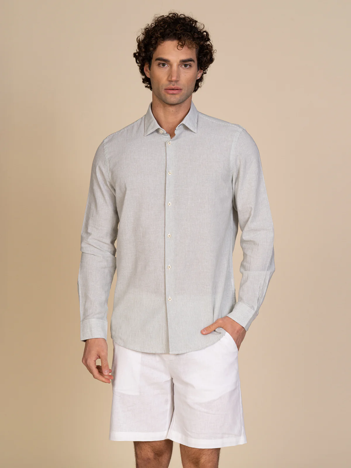 Camicia lino e cotone - Image 5